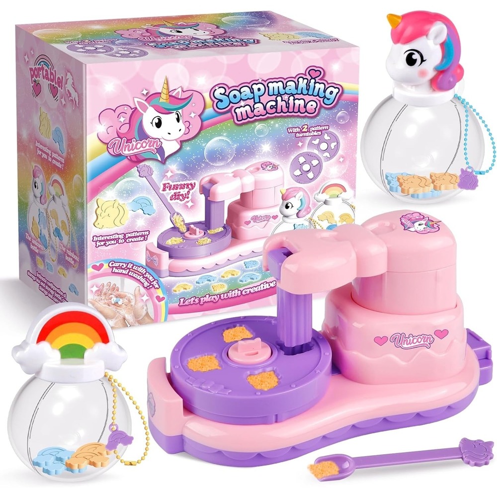 Unicorn & Rainbow Soap Making Kit - DIY Mini Soap Maker - SHIPS NEXT‎ DAY